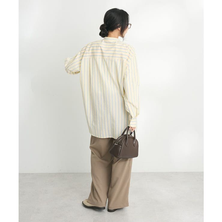 新品バンドカラーシャツ　04 UNTITLED セール】 オックスバンドカラーシャツ （シャツ・ブラウス