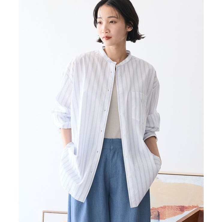 追加】バンドカラーシャツ/25SS[品番：EHEW0047373]｜CRAFT