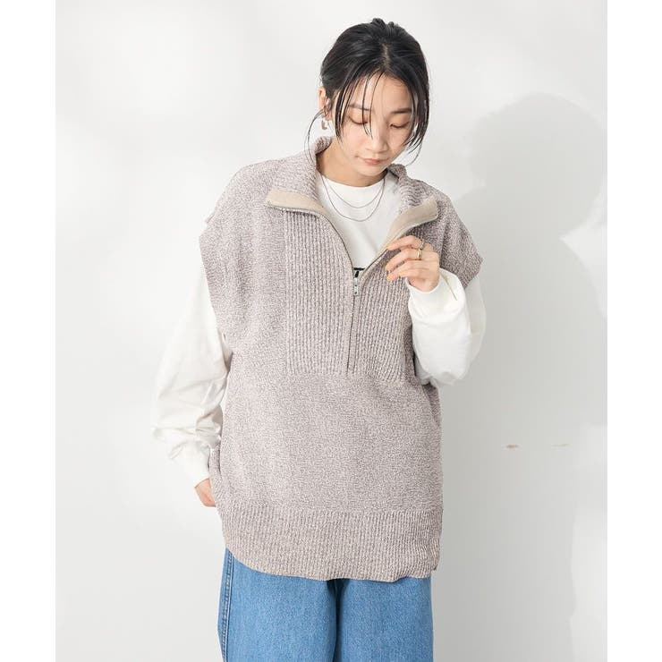 モールニットジップベスト | CRAFT STANDARD BOUTIQUE | 詳細画像9 