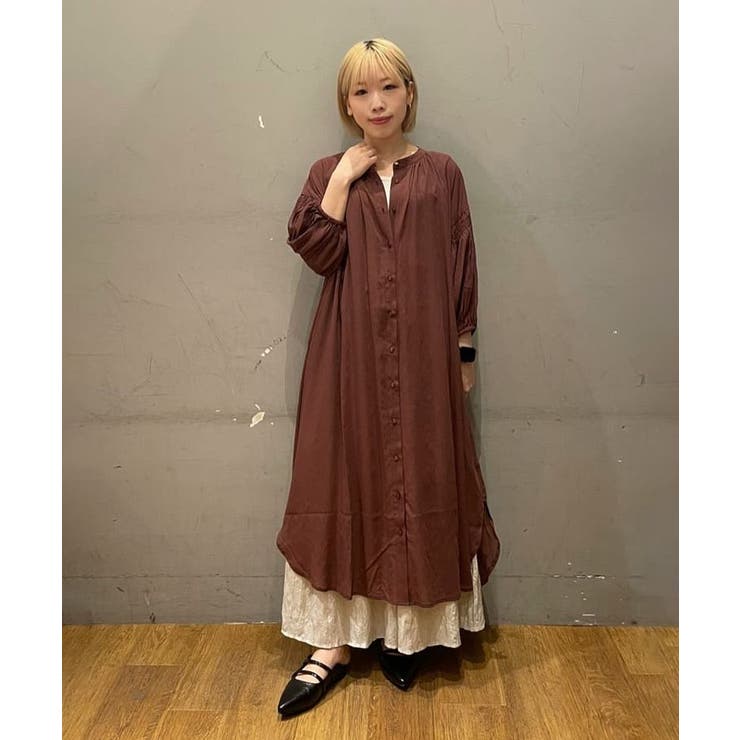 ヴィンテージボイル袖シャーリングワンピース | CRAFT STANDARD BOUTIQUE | 詳細画像16 