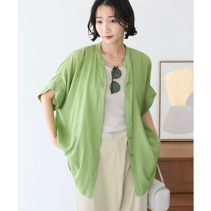グリーン | ヴィンテージボイルミルフィーユチュニック | CRAFT STANDARD BOUTIQUE