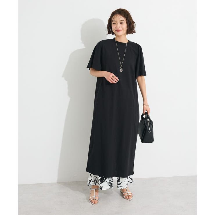 接触冷感/UVカット フレアスリーブカットワンピース | CRAFT STANDARD BOUTIQUE | 詳細画像10 