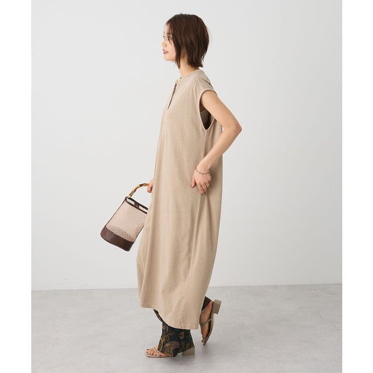 ピグメントヘンリーネックカットソーワンピース | CRAFT STANDARD BOUTIQUE | 詳細画像5 
