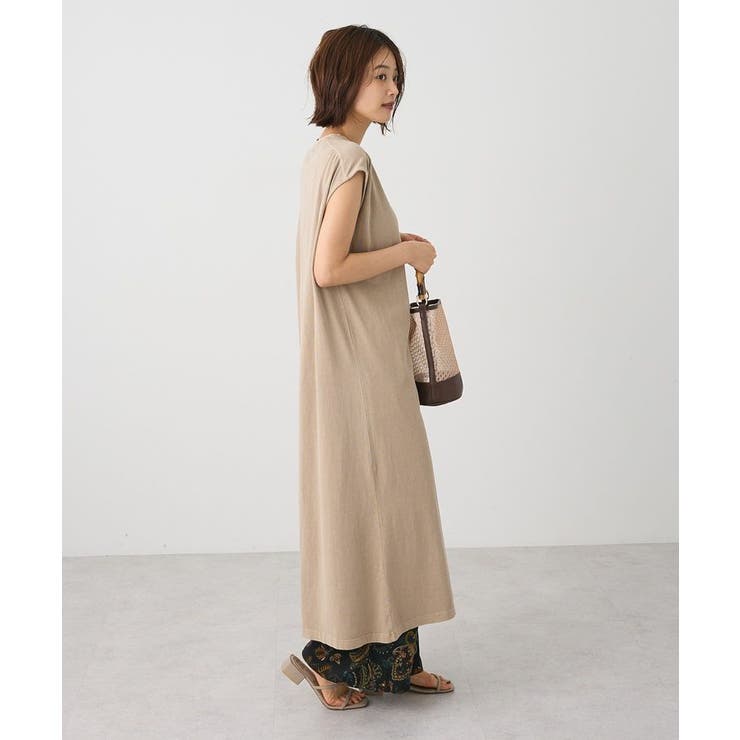 ピグメントヘンリーネックカットソーワンピース | CRAFT STANDARD BOUTIQUE | 詳細画像8 