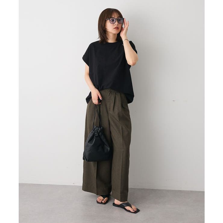 リネンライク3タックパンツ | CRAFT STANDARD BOUTIQUE | 詳細画像6 