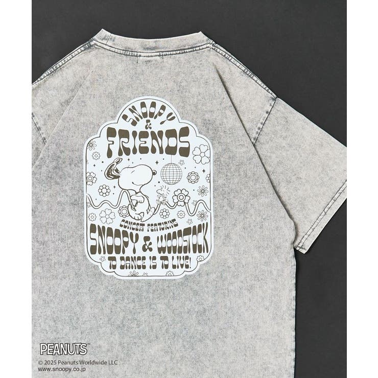 ライトグレー | PEANUTS/ピーナッツ スヌーピー&ウッドストックTEE | CRAFT STANDARD BOUTIQUE