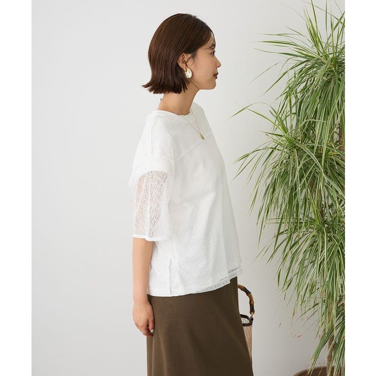 レースワイドTブラウス | CRAFT STANDARD BOUTIQUE | 詳細画像15 