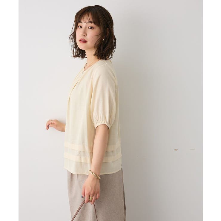バックレースアップバルーンスリーブブラウス | CRAFT STANDARD BOUTIQUE | 詳細画像8 