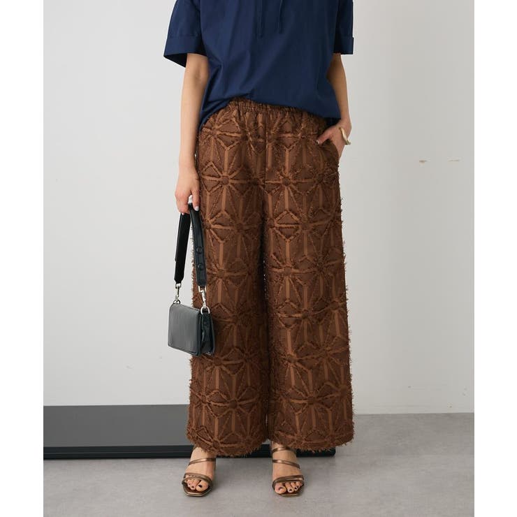 ブラウン | カットジャガードパンツ | CRAFT STANDARD BOUTIQUE