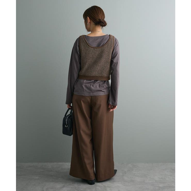 ワッフル編みニットベスト | CRAFT STANDARD BOUTIQUE | 詳細画像15 