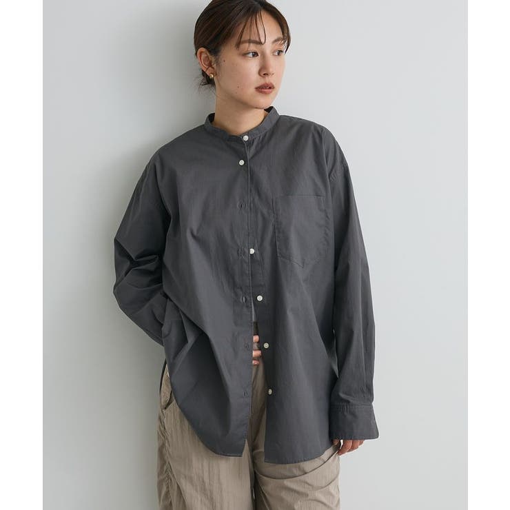チャコールグレー | バンドカラーシャツ/25AW | CRAFT STANDARD BOUTIQUE