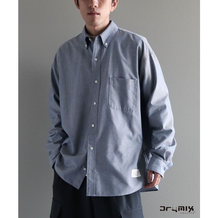 ブルー | DRY-MIX オックスフォードBDシャツ | CRAFT STANDARD BOUTIQUE