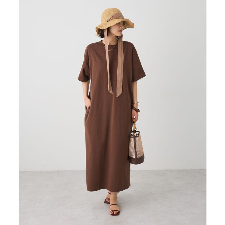 ビッグシルエット5分袖ワンピース | CRAFT STANDARD BOUTIQUE | 詳細画像10 