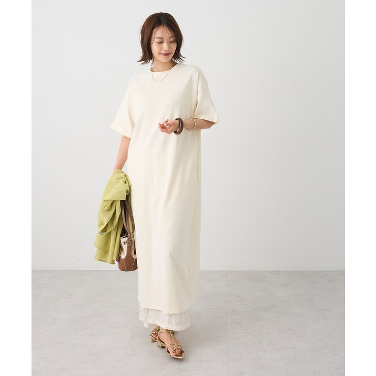 ビッグシルエット5分袖ワンピース | CRAFT STANDARD BOUTIQUE | 詳細画像3 