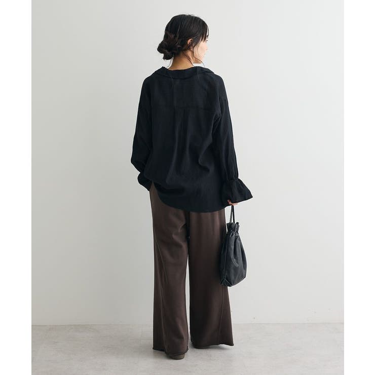 衿ギャザーシャツブラウス | CRAFT STANDARD BOUTIQUE | 詳細画像10 