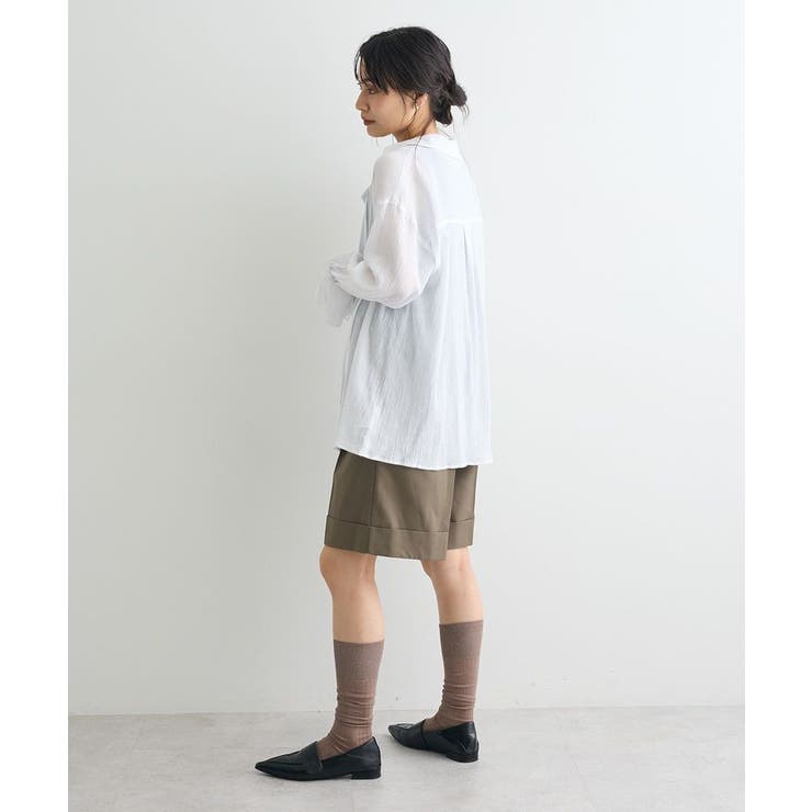 衿ギャザーシャツブラウス | CRAFT STANDARD BOUTIQUE | 詳細画像15 