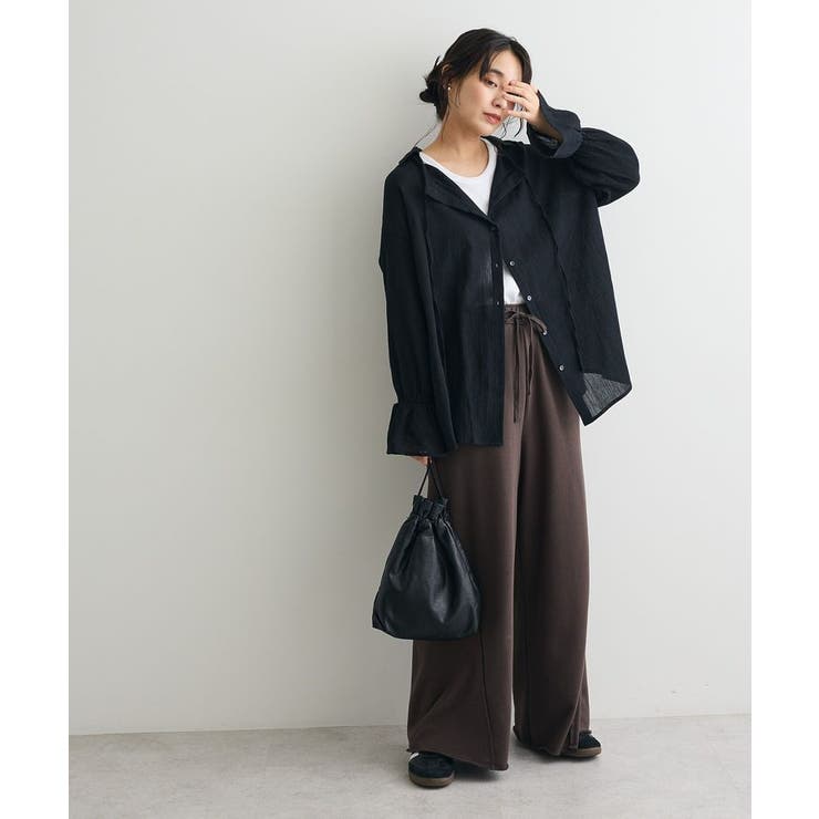 衿ギャザーシャツブラウス | CRAFT STANDARD BOUTIQUE | 詳細画像6 