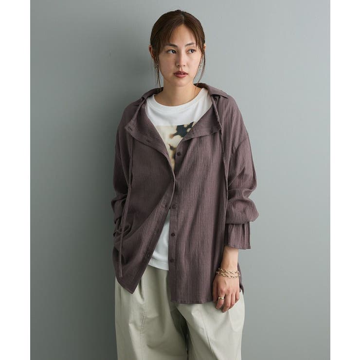 衿ギャザーシャツブラウス | CRAFT STANDARD BOUTIQUE | 詳細画像17 