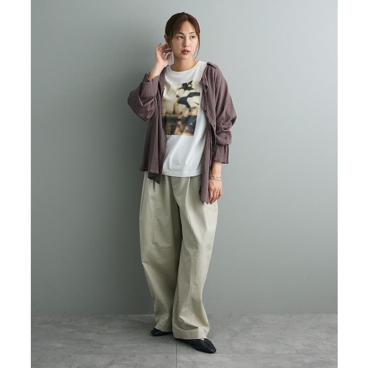 衿ギャザーシャツブラウス | CRAFT STANDARD BOUTIQUE | 詳細画像19 