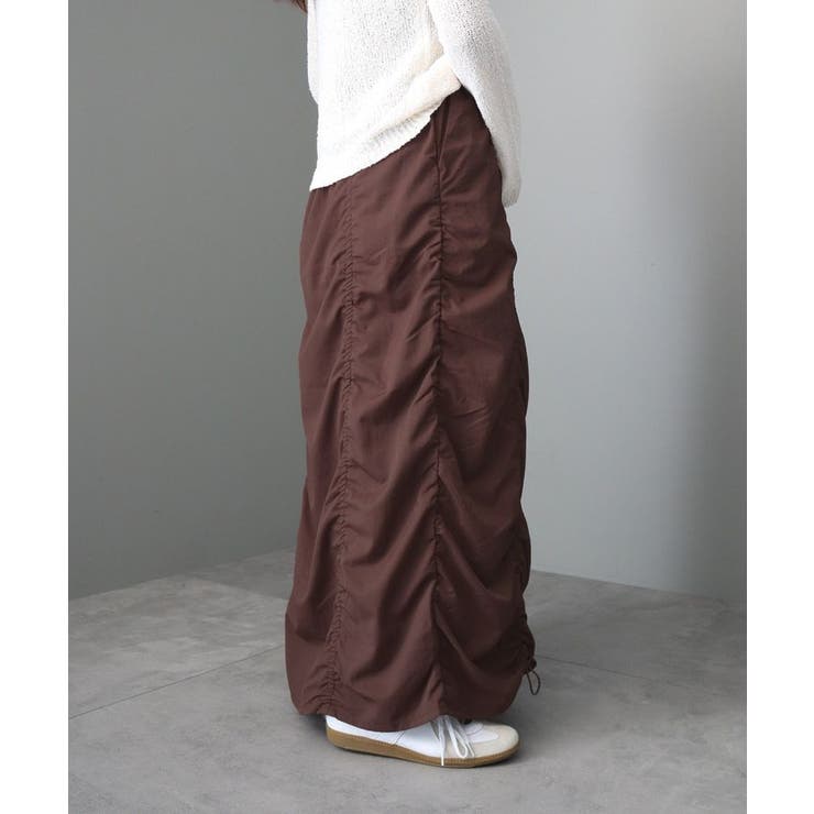 ドロストシャーリングデザインスカート | CRAFT STANDARD BOUTIQUE | 詳細画像4 