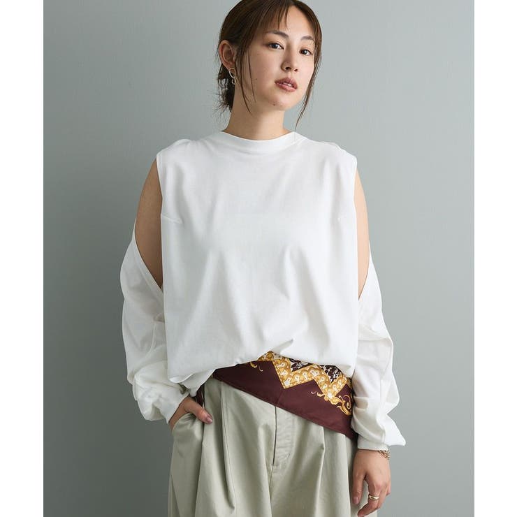 ホワイト | マルチウェイロンTee | CRAFT STANDARD BOUTIQUE