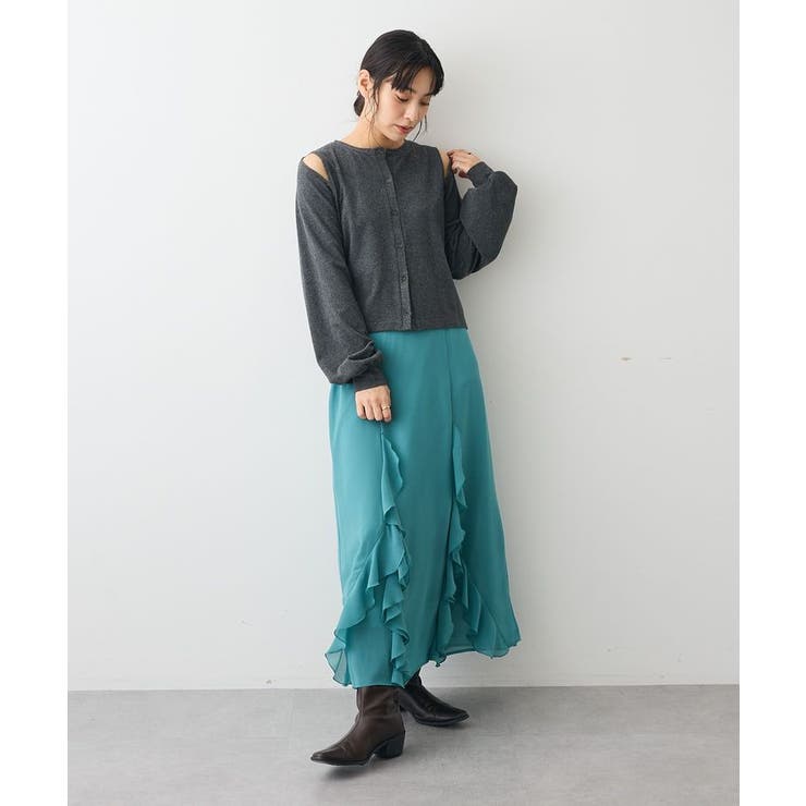 ラッフルロングスカート | CRAFT STANDARD BOUTIQUE | 詳細画像8 