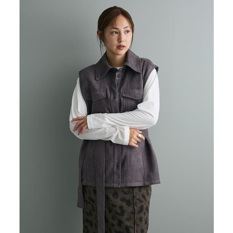 フェイクスエードベスト | CRAFT STANDARD BOUTIQUE | 詳細画像2 