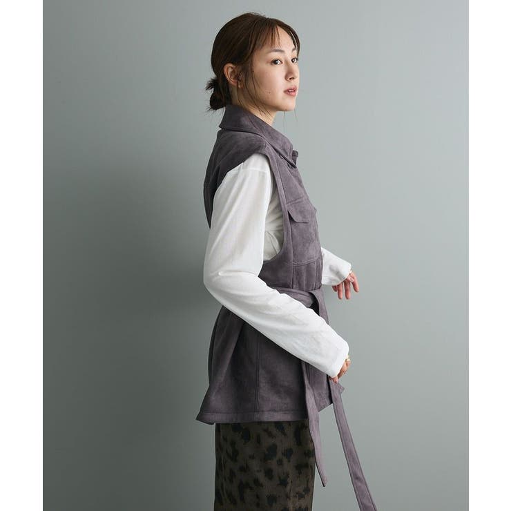 フェイクスエードベスト | CRAFT STANDARD BOUTIQUE | 詳細画像4 