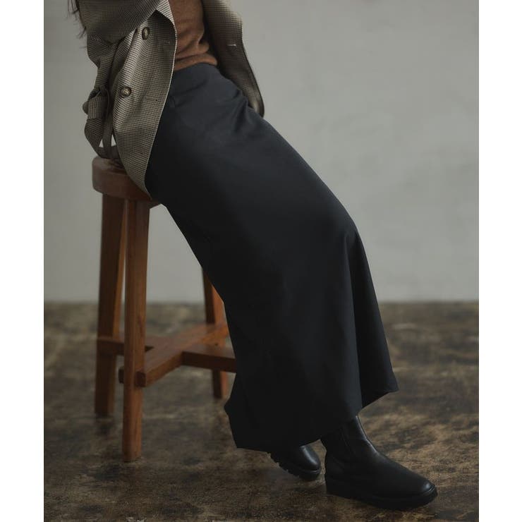 ブラック | バイアスIラインスカート | CRAFT STANDARD BOUTIQUE