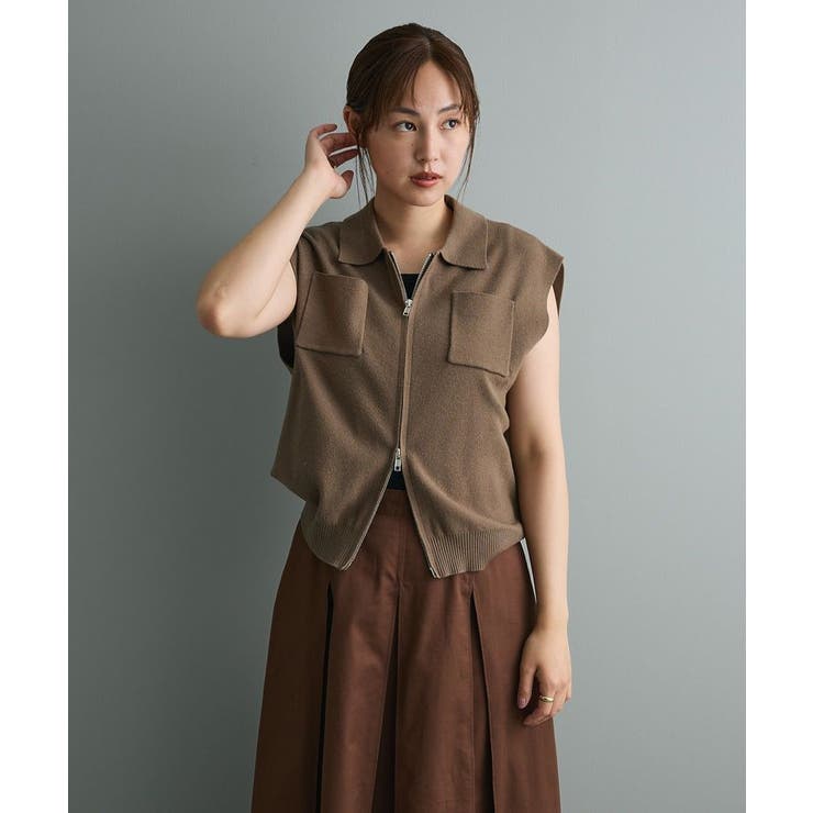 衿付きジップベスト | CRAFT STANDARD BOUTIQUE | 詳細画像10 