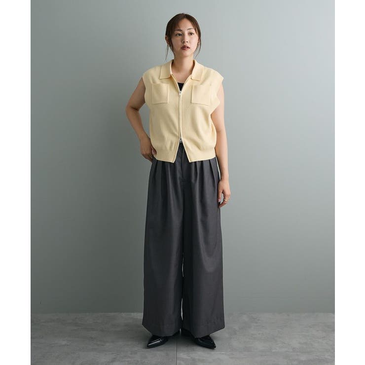 衿付きジップベスト | CRAFT STANDARD BOUTIQUE | 詳細画像5 