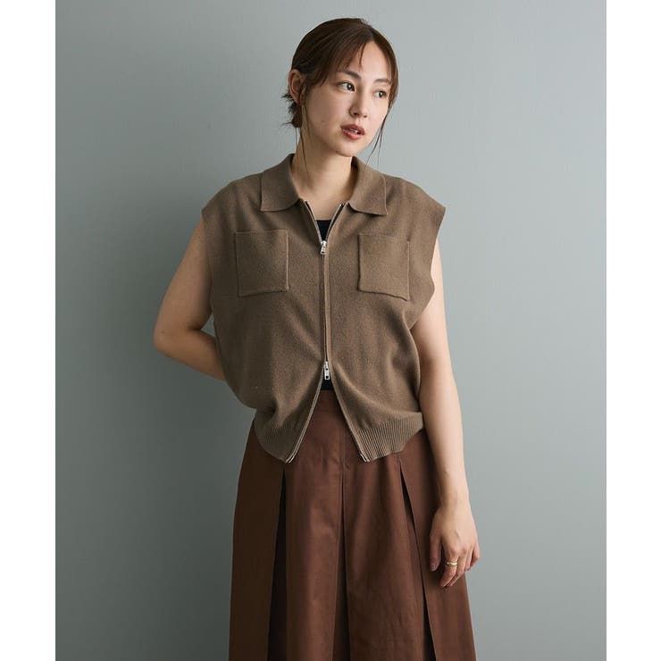 衿付きジップベスト | CRAFT STANDARD BOUTIQUE | 詳細画像9 