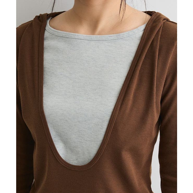 レイヤード風フード付きプルオーバー | CRAFT STANDARD BOUTIQUE | 詳細画像20 