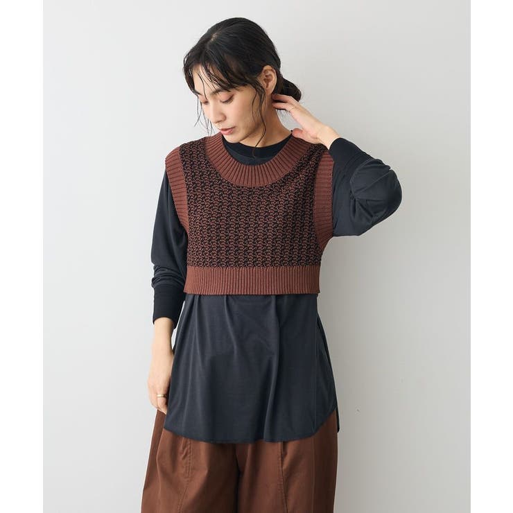 ジャガードショートニットベスト | CRAFT STANDARD BOUTIQUE | 詳細画像13 