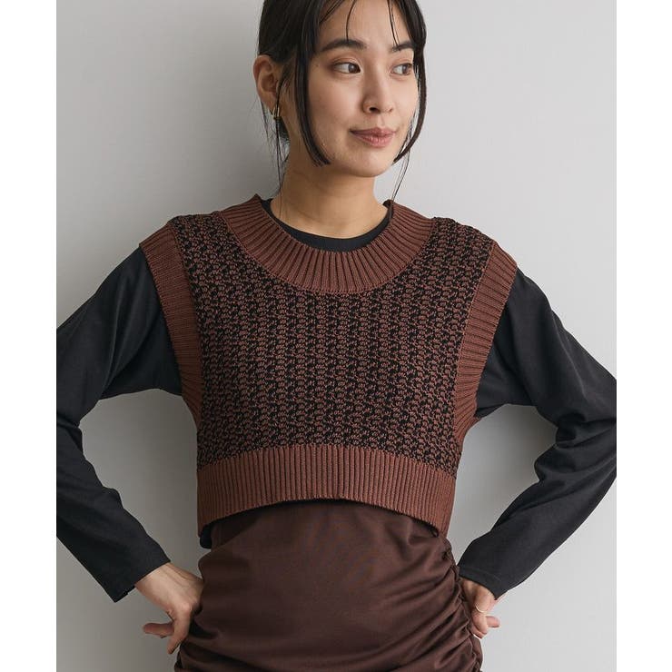 ジャガードショートニットベスト | CRAFT STANDARD BOUTIQUE | 詳細画像14 