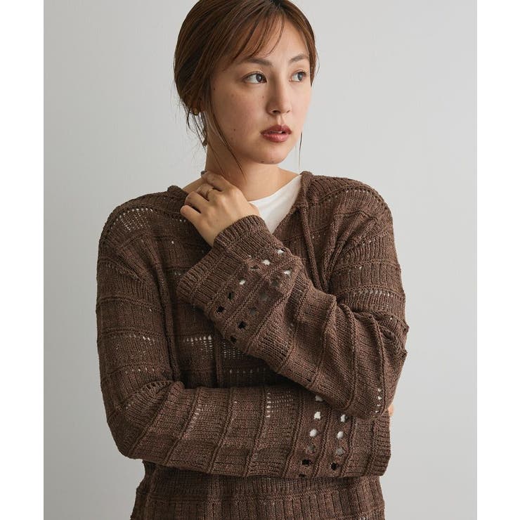 ブラウン | スラブニットチュニック | CRAFT STANDARD BOUTIQUE