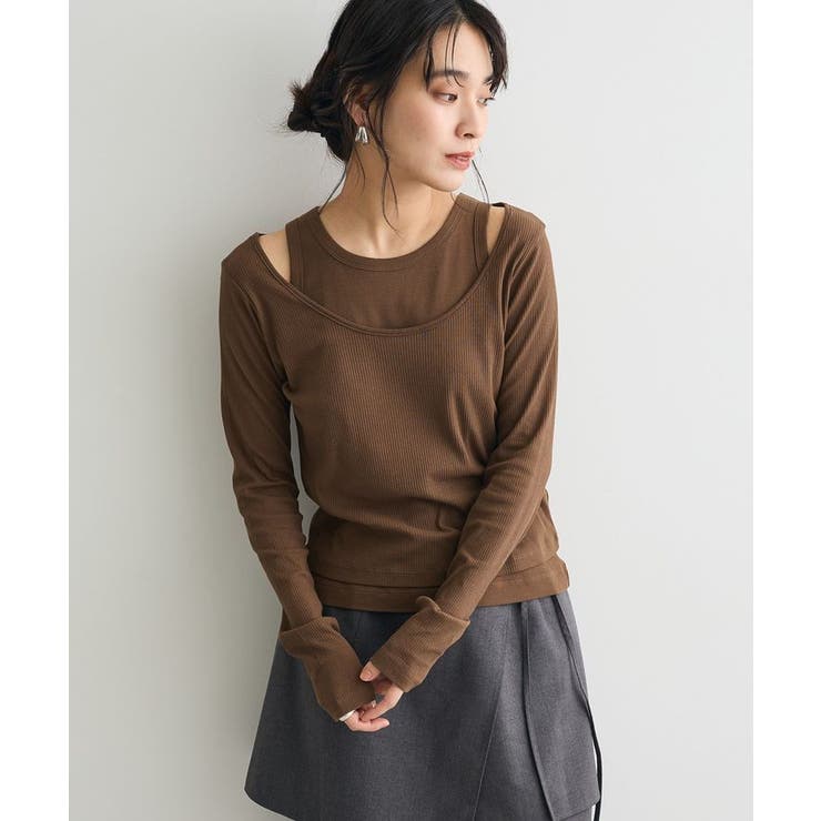 モカ | 2点セット/タンクトップ＆ロンT | CRAFT STANDARD BOUTIQUE