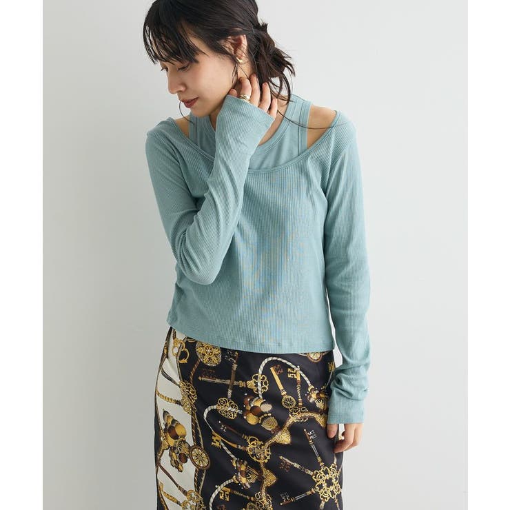 ブルーグリーン | 2点セット/タンクトップ＆ロンT | CRAFT STANDARD BOUTIQUE