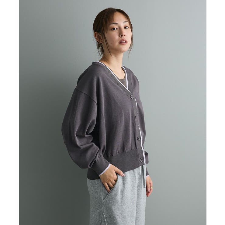 レイヤード風ニットカーディガン | CRAFT STANDARD BOUTIQUE | 詳細画像14 