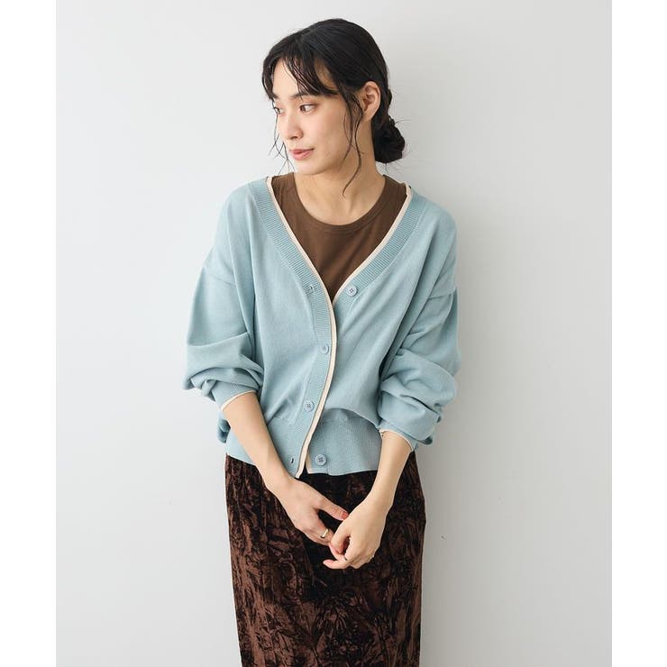 レイヤード風ニットカーディガン | CRAFT STANDARD BOUTIQUE | 詳細画像7 