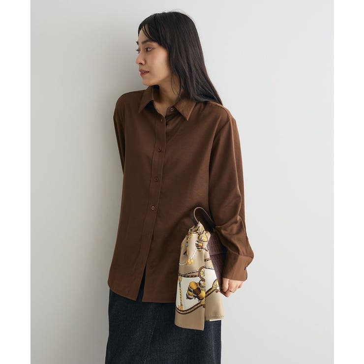 オーバーサイズサテンシャツ | CRAFT STANDARD BOUTIQUE | 詳細画像6 