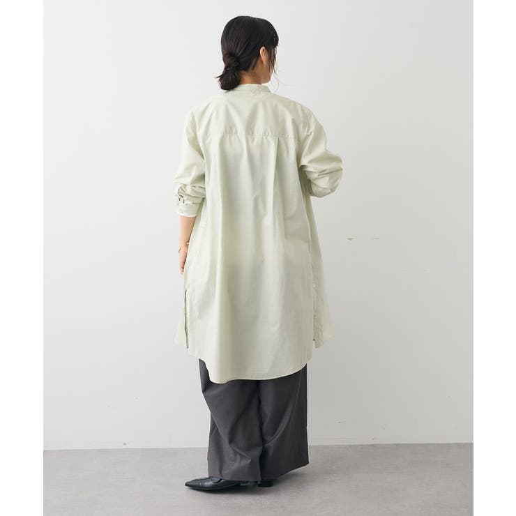 バンドカラーロングシャツチュニック | CRAFT STANDARD BOUTIQUE | 詳細画像11