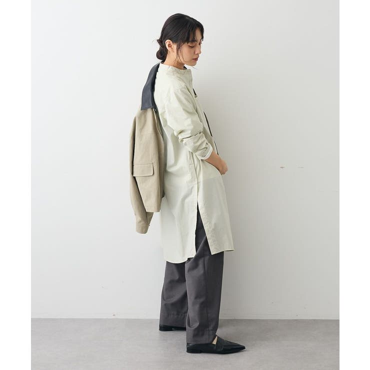 バンドカラーロングシャツチュニック | CRAFT STANDARD BOUTIQUE | 詳細画像14