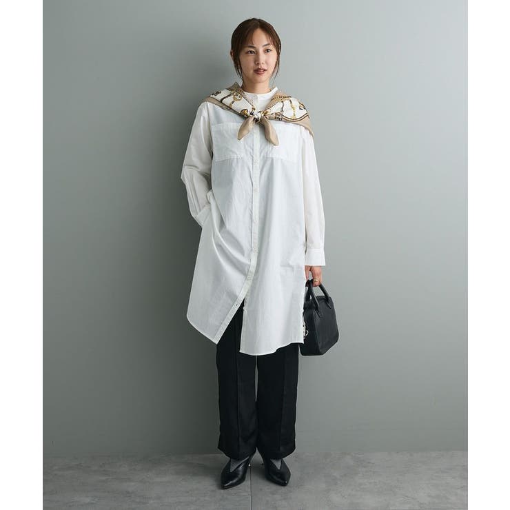 バンドカラーロングシャツチュニック | CRAFT STANDARD BOUTIQUE | 詳細画像16