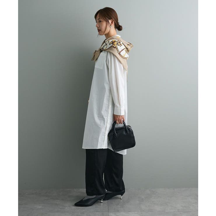 バンドカラーロングシャツチュニック | CRAFT STANDARD BOUTIQUE | 詳細画像20