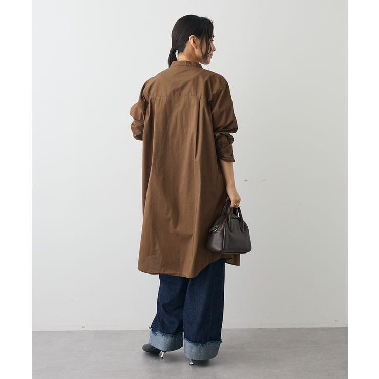 バンドカラーロングシャツチュニック | CRAFT STANDARD BOUTIQUE | 詳細画像5
