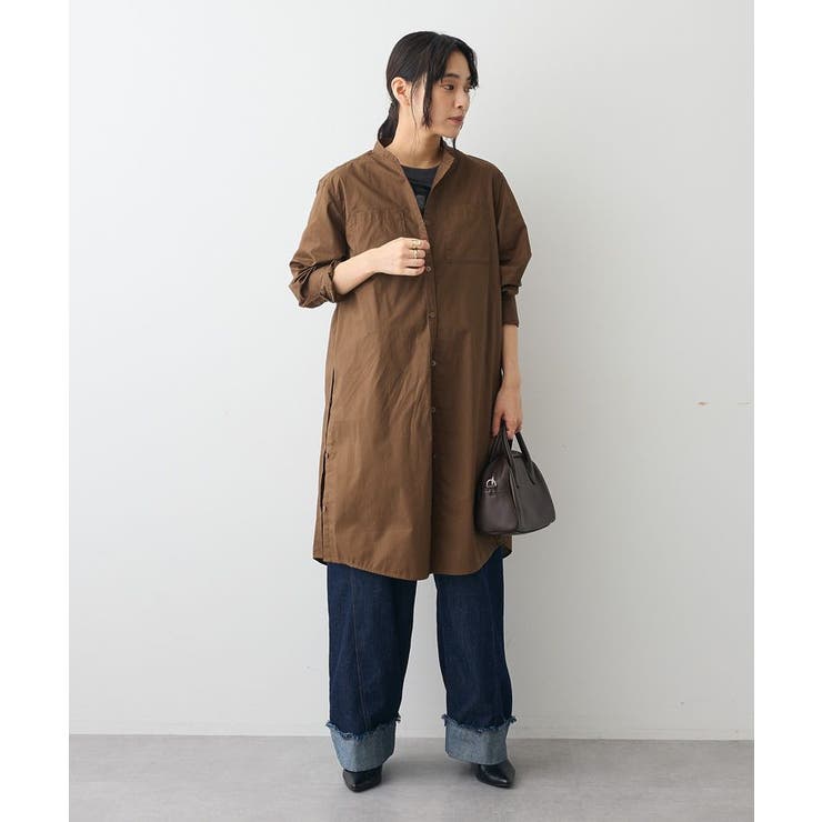 バンドカラーロングシャツチュニック | CRAFT STANDARD BOUTIQUE | 詳細画像7