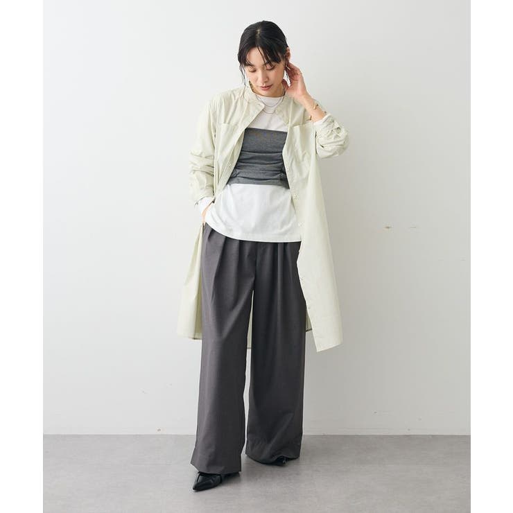 バンドカラーロングシャツチュニック | CRAFT STANDARD BOUTIQUE | 詳細画像9