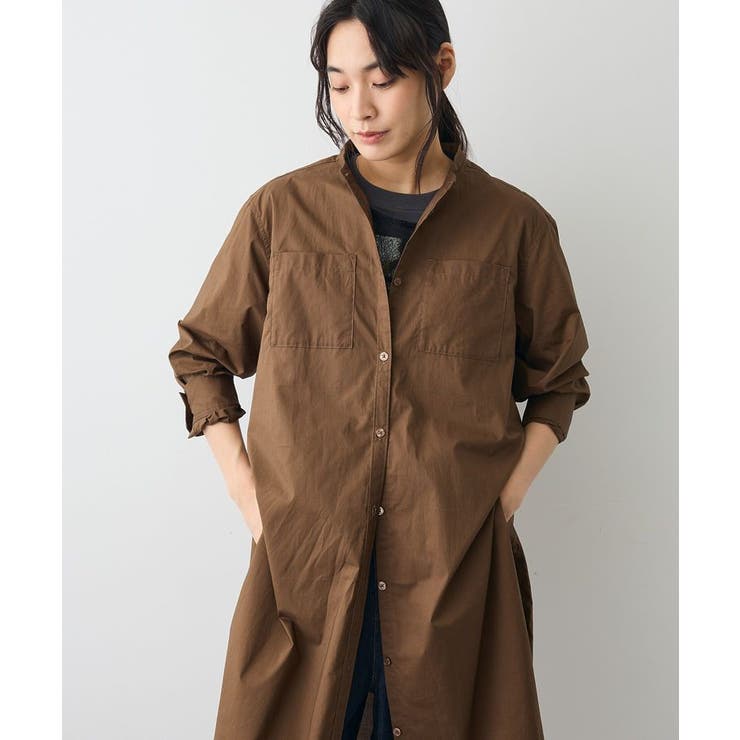 バンドカラーロングシャツチュニック | CRAFT STANDARD BOUTIQUE | 詳細画像9 