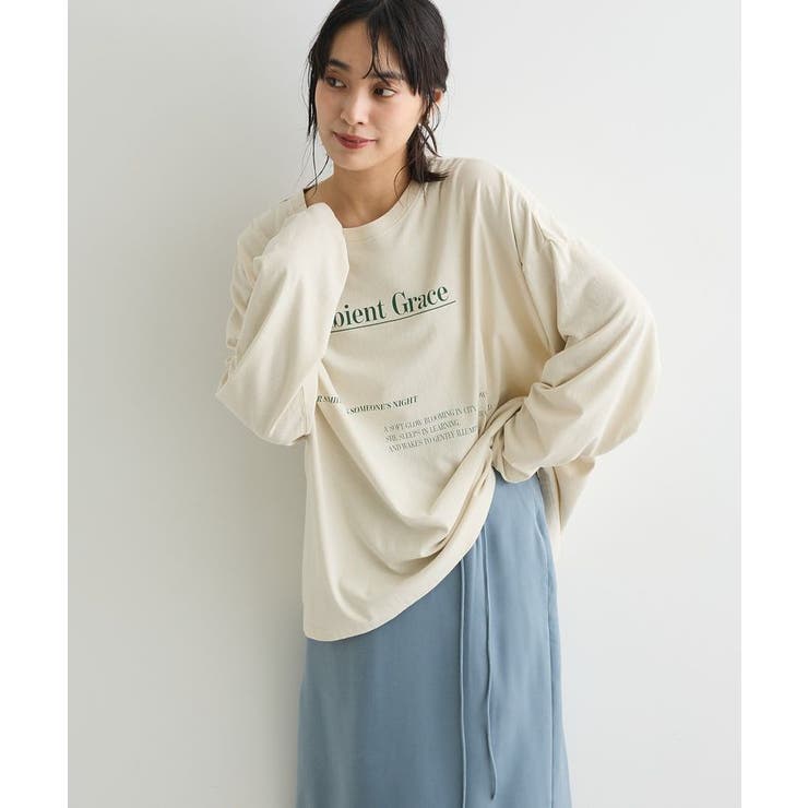 ライトベージュ | プリントロンTee | CRAFT STANDARD BOUTIQUE